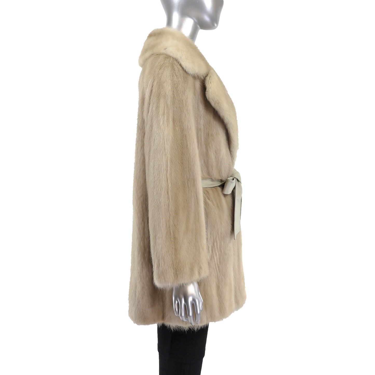 Beige Mink Jacket- Size XL