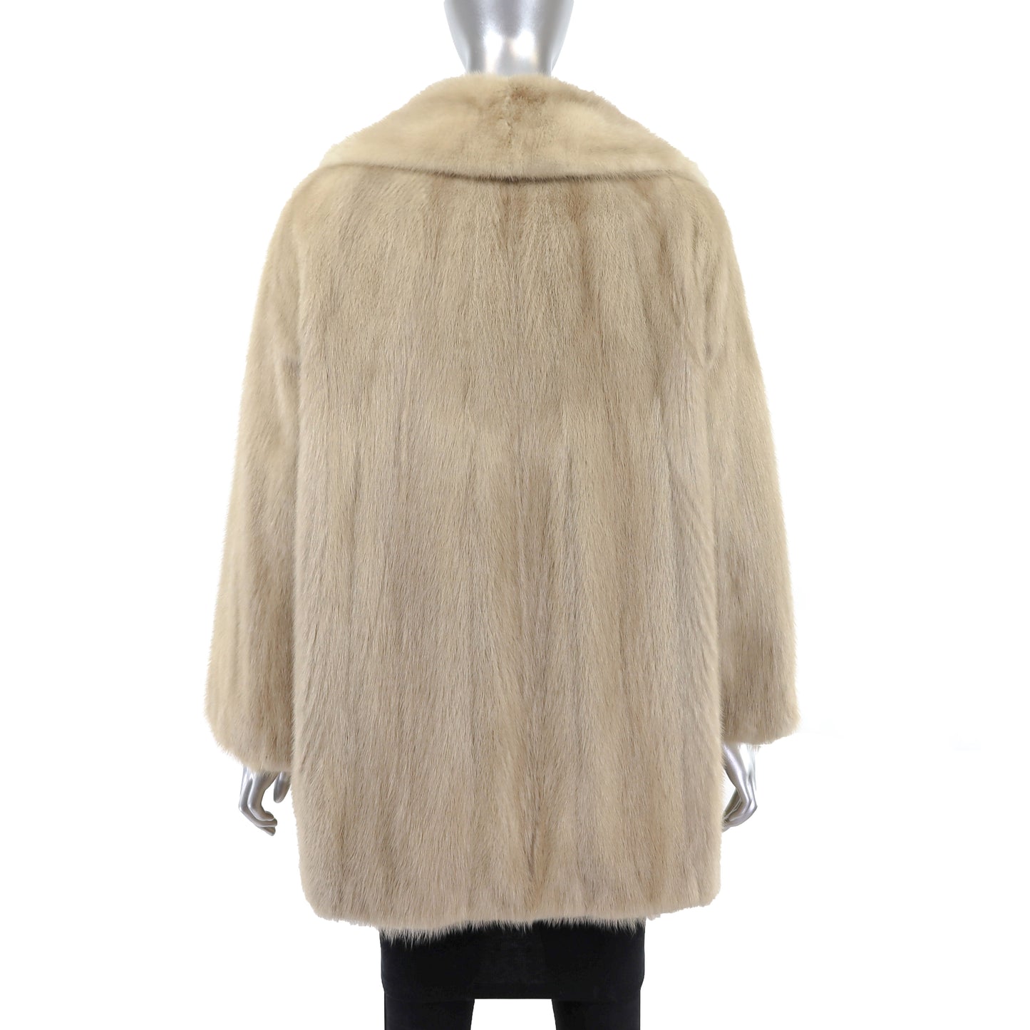 Beige Mink Jacket- Size XL