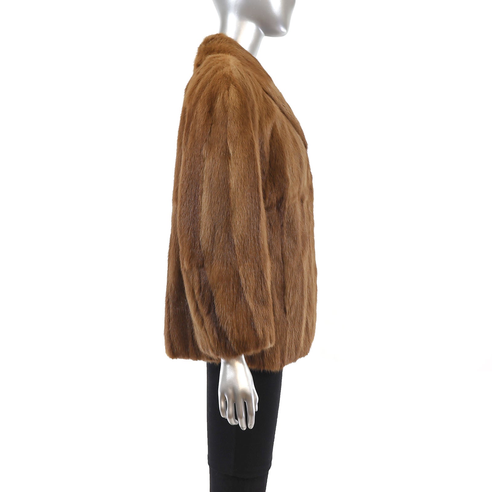 perfect blonde mink fur coat size M