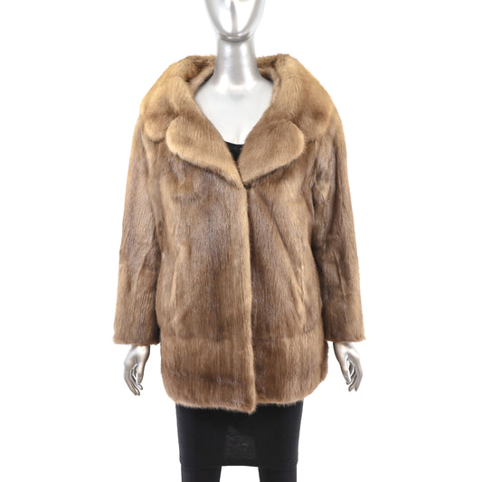 Pastel Mink Jacket- Size XXL