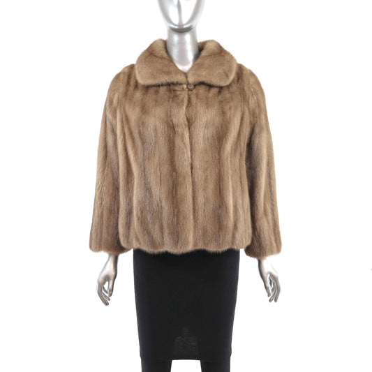 Autumn Haze Mink Jacket- Size S