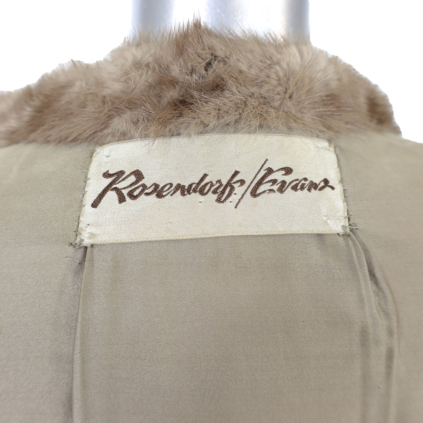 Rosendorf/ Evans Autumn Haze Mink Jacket- Size M