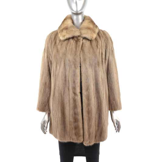 Rosendorf/ Evans Autumn Haze Mink Jacket- Size M