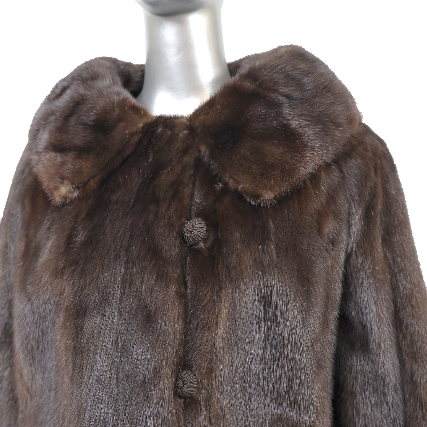 Mahogany Bolero Mink Jacket- Size M