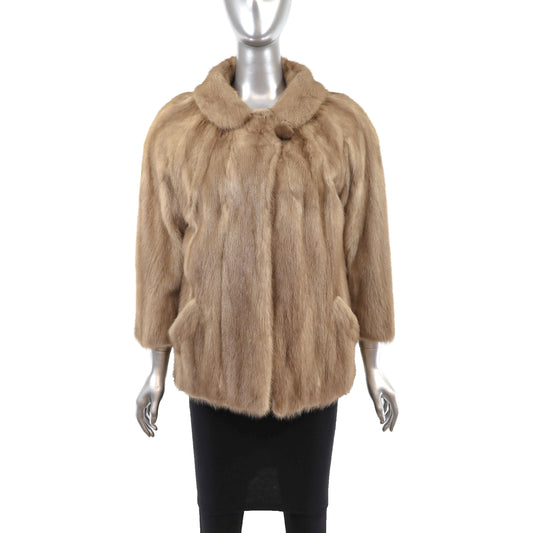 Pastel Mink Jacket- Size L