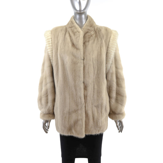 Pearl Mink Jacket- Size M