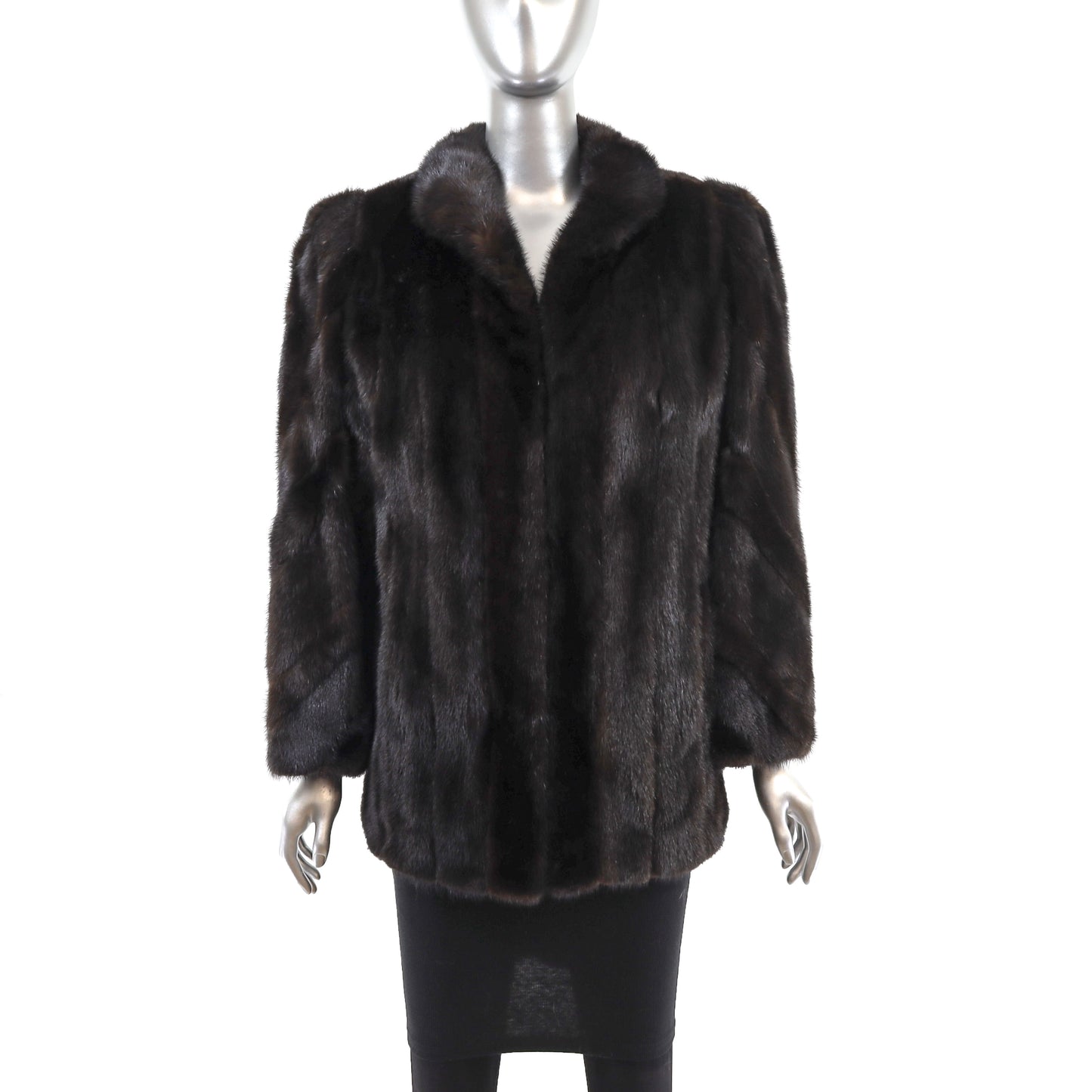 Mahogany Mink Jacket- Size M