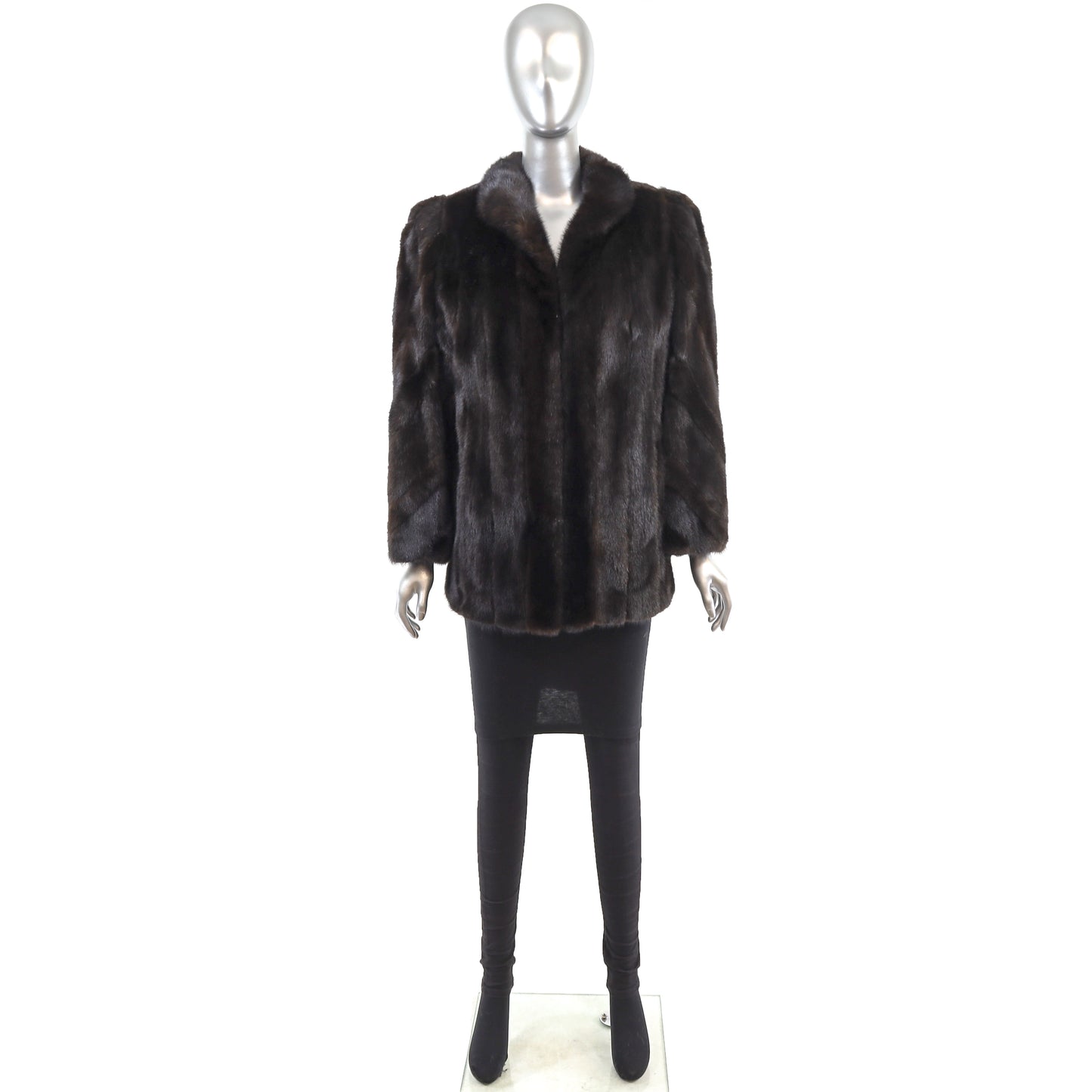 Mahogany Mink Jacket- Size M