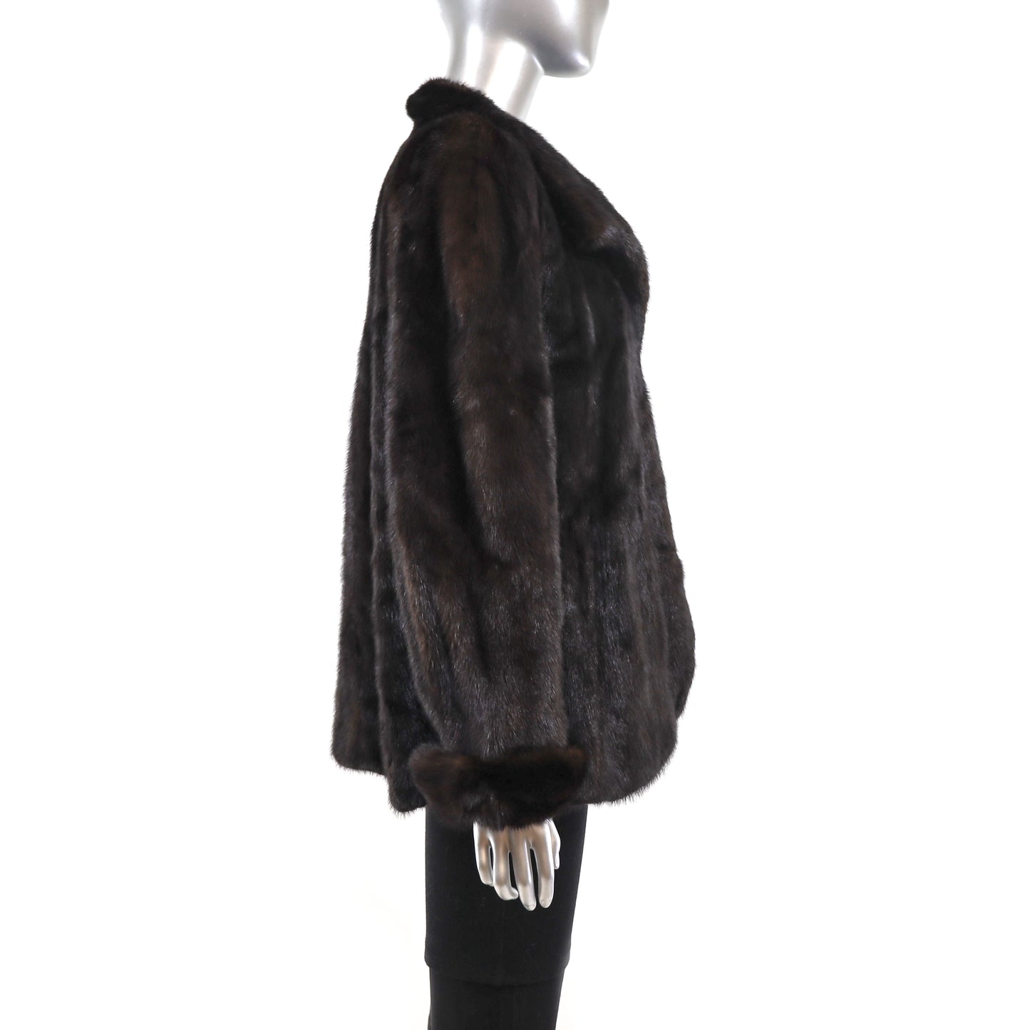 Mahogany Mink Jacket - Size M