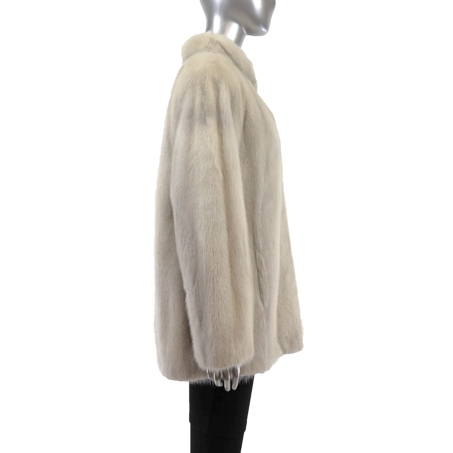 Beige Mink Jacket- Size XL