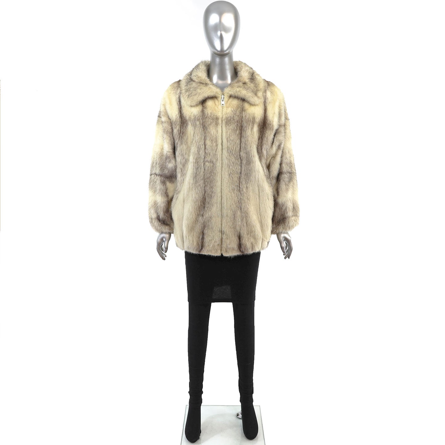 Cross Mink Jacket- Size L