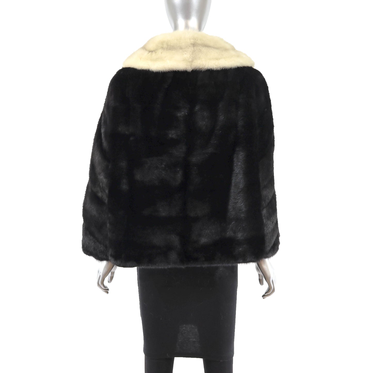 Black Mink Jacket- Size L