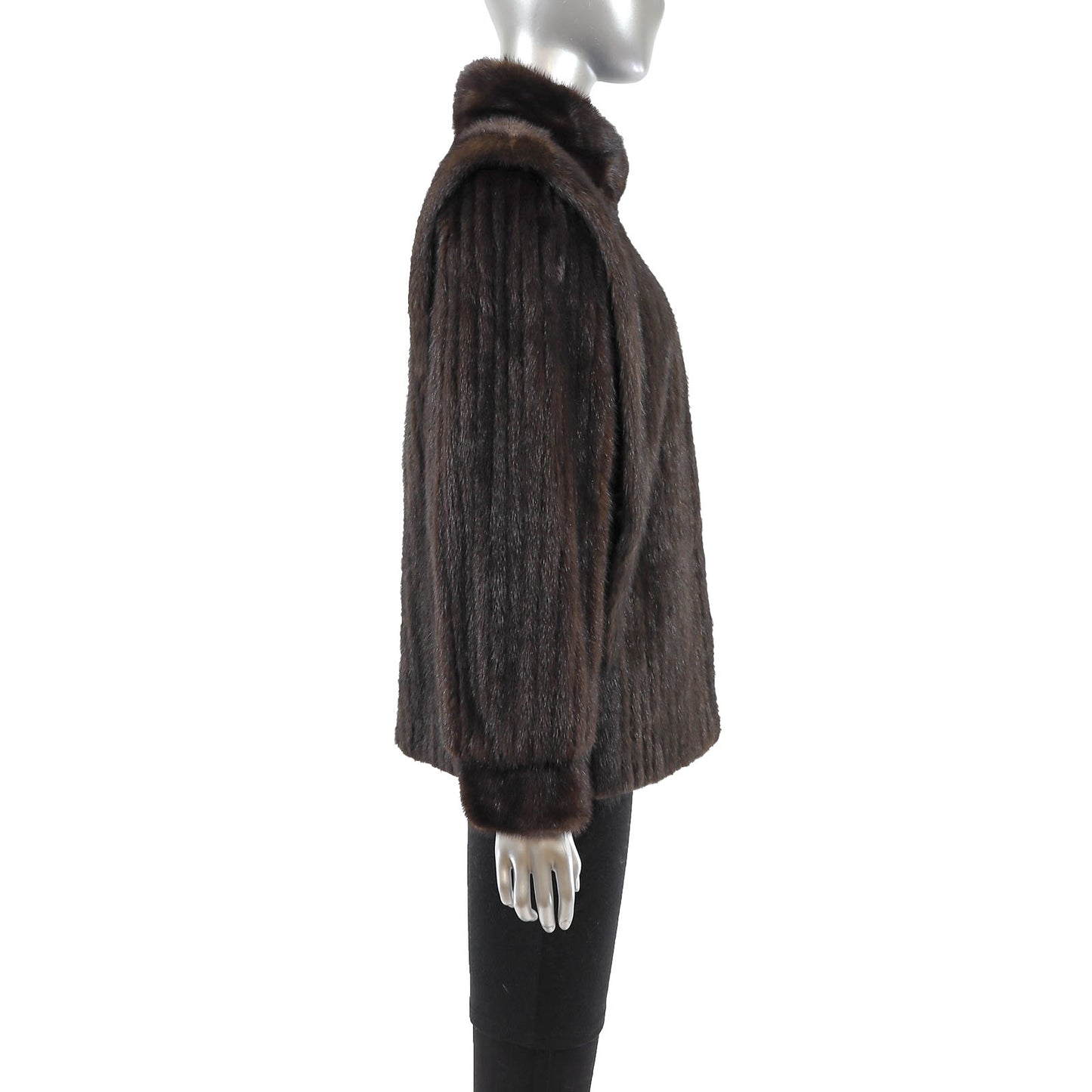 Mahogany Mink Corded Jacket- Size M