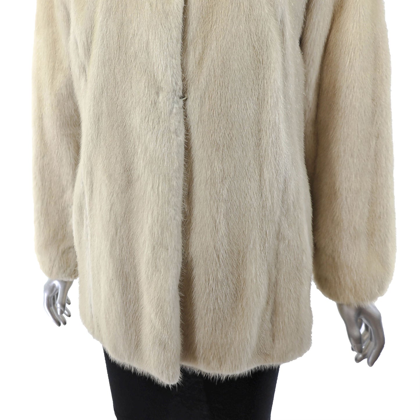 Beige Mink Jacket- Size S