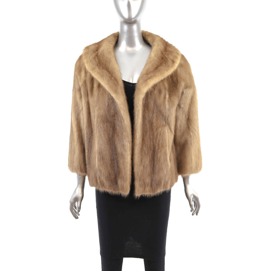 Pastel Mink Jacket- Size L