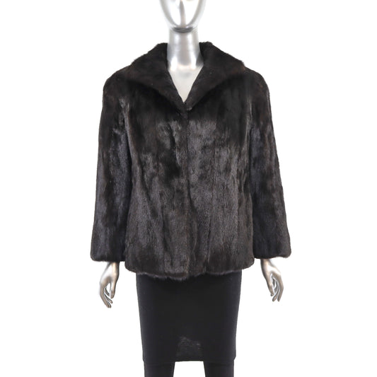 Mahogany Mink Jacket- Size S