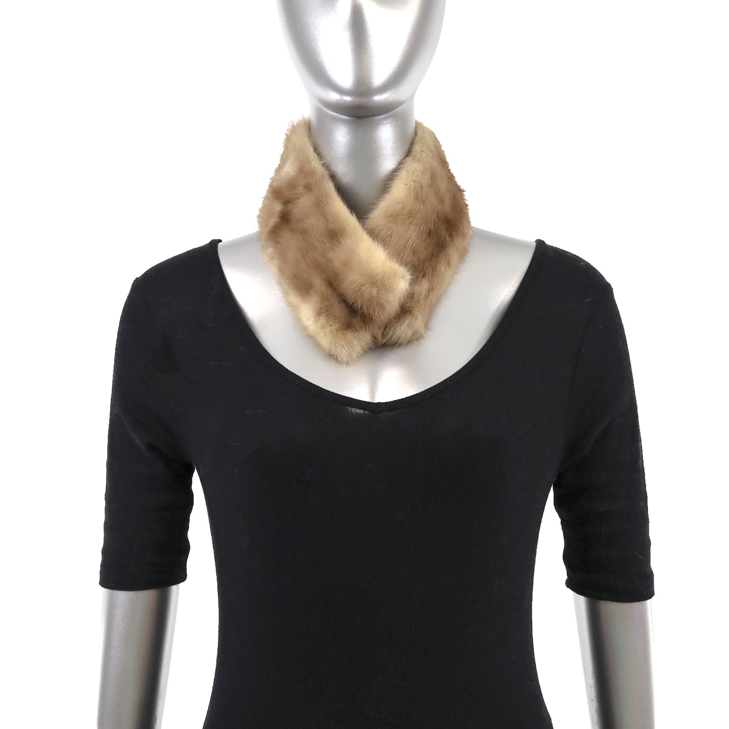 Autumn Haze Mink Jacket with Matching Collar- Size M