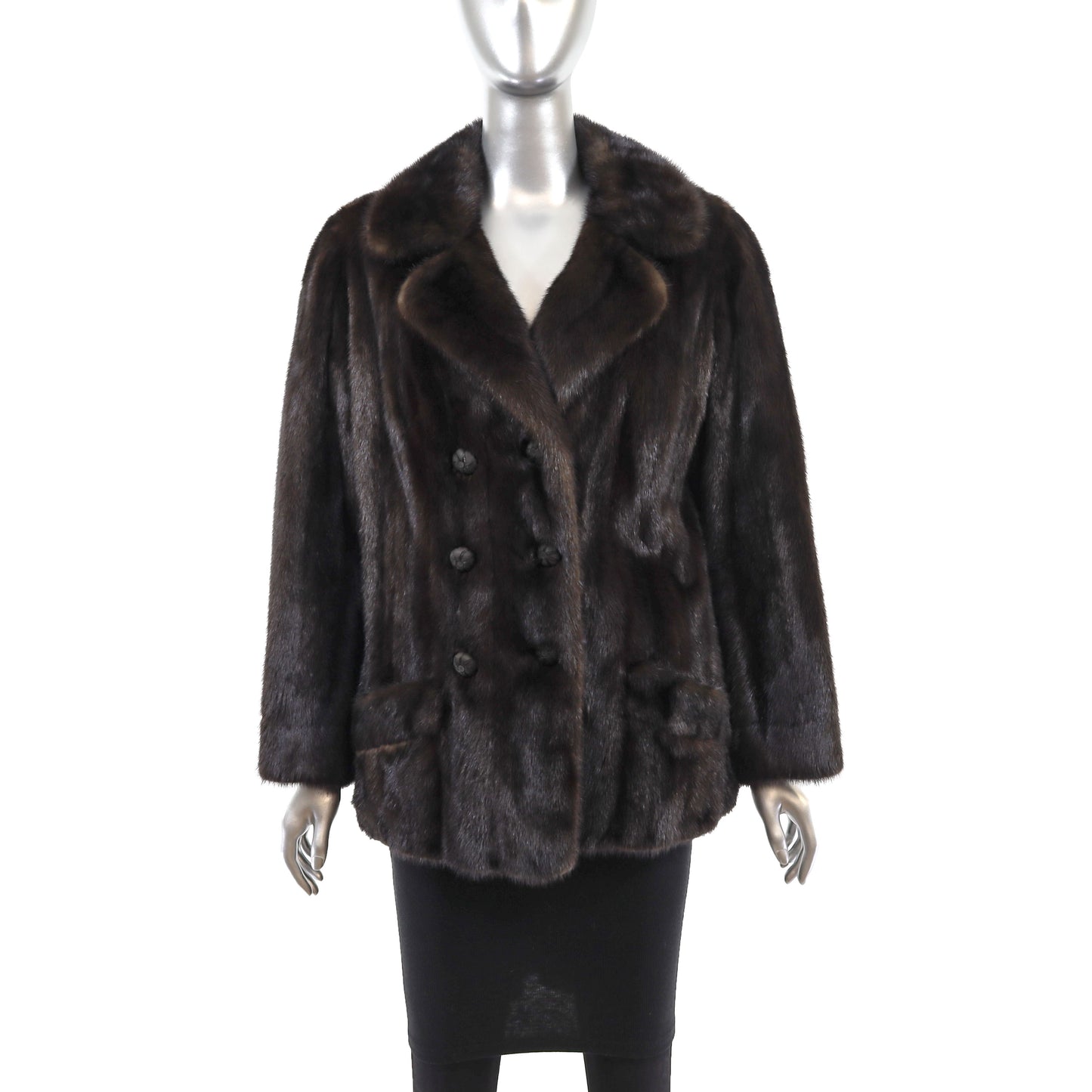 Mahogany Mink Jacket- Size M