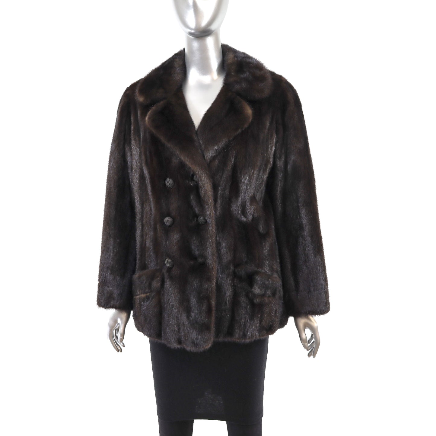 Mahogany Mink Jacket- Size M