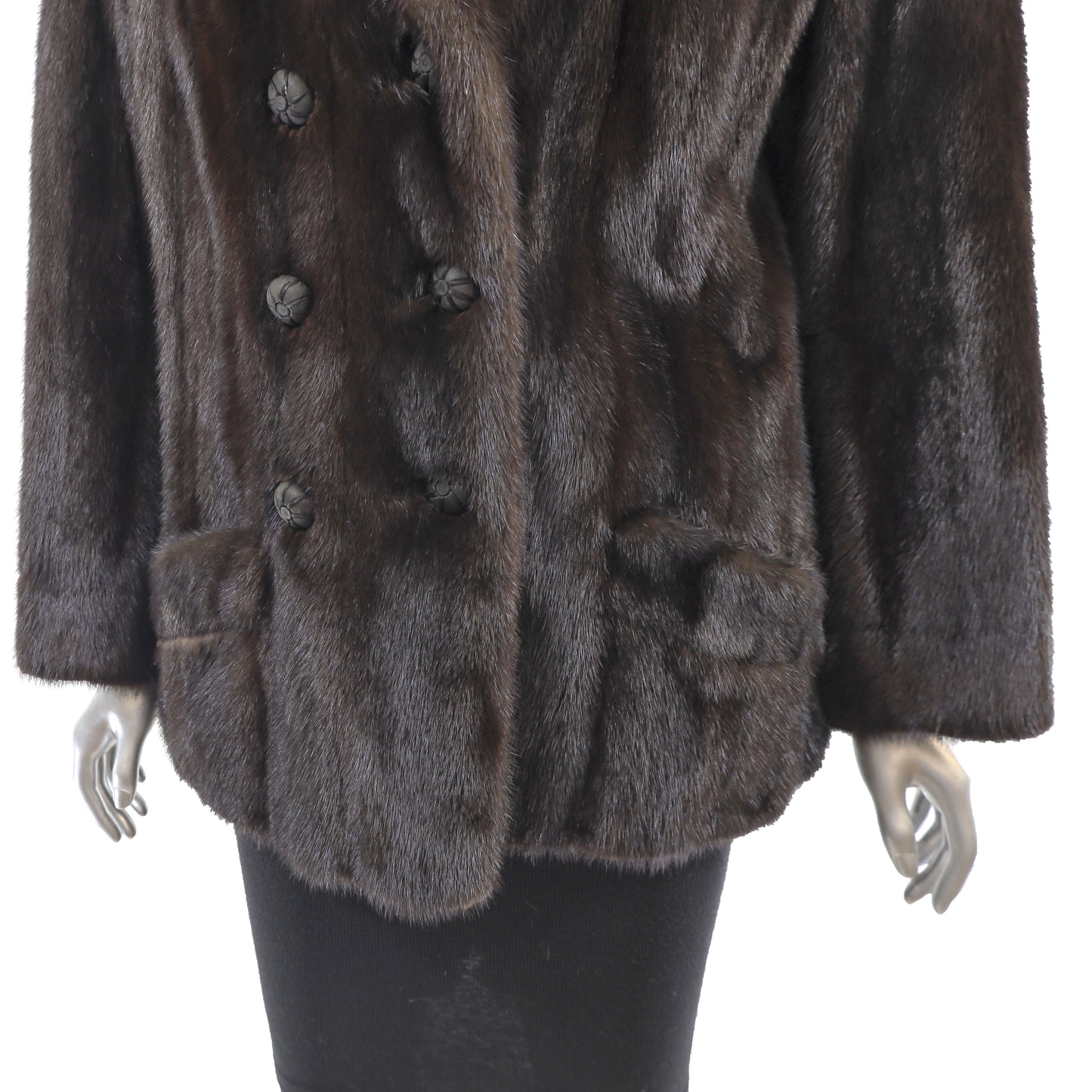 Mahogany Mink Jacket- Size M