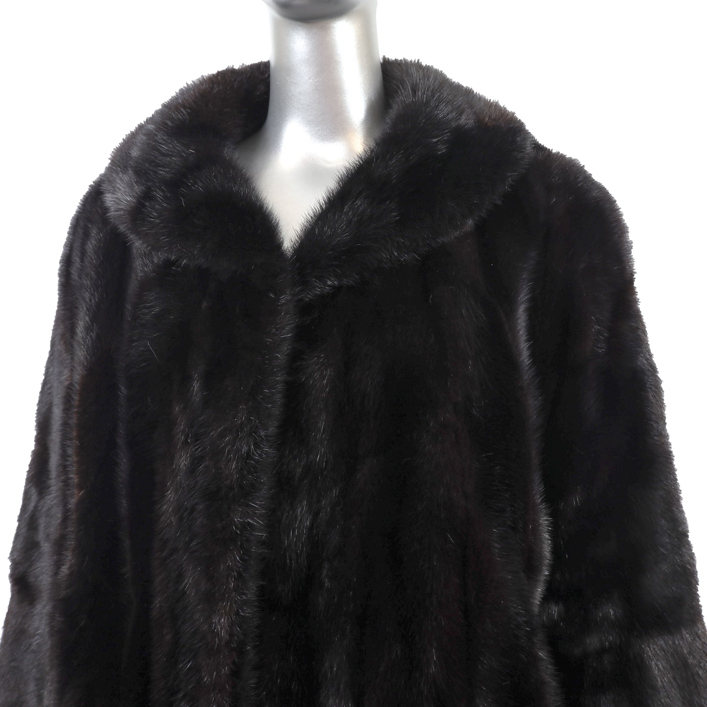 Black Mink Jacket- Size L