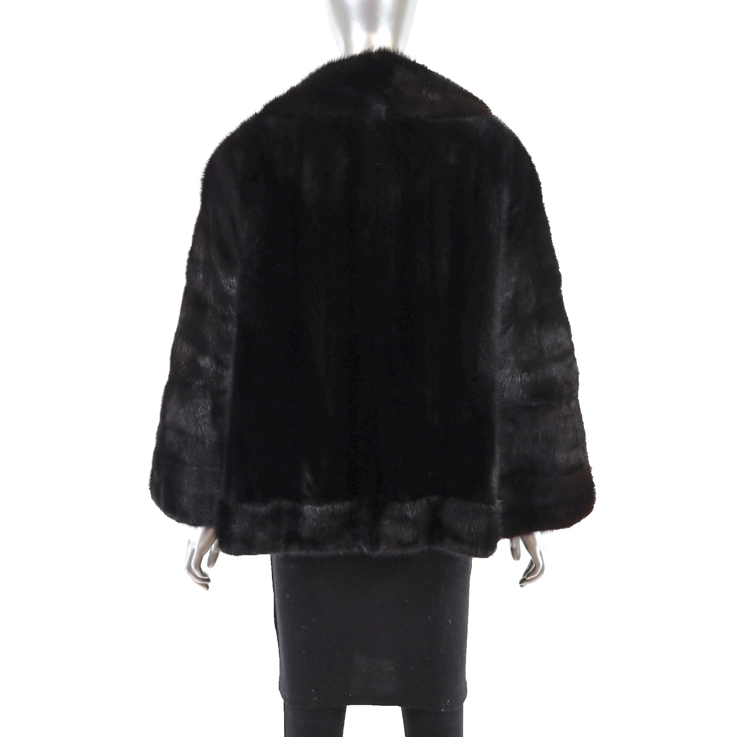 Black Mink Jacket- Size L