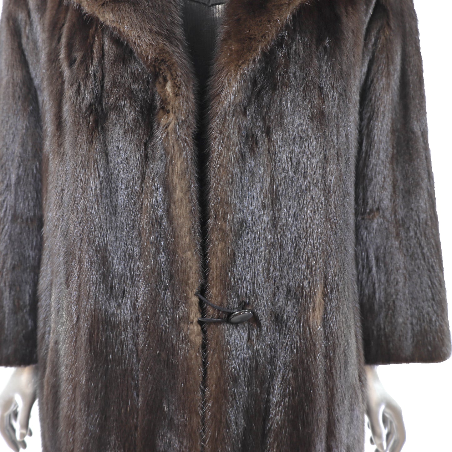 Brown Mink Jacket - Size M