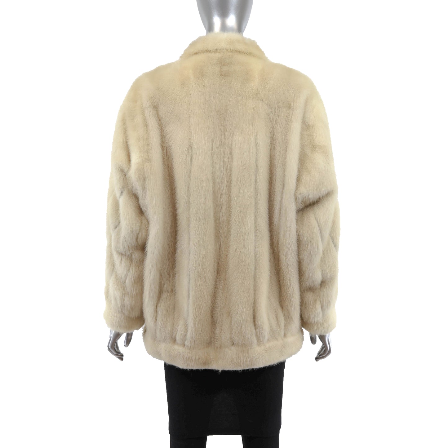 Beige Mink Jacket- Size S