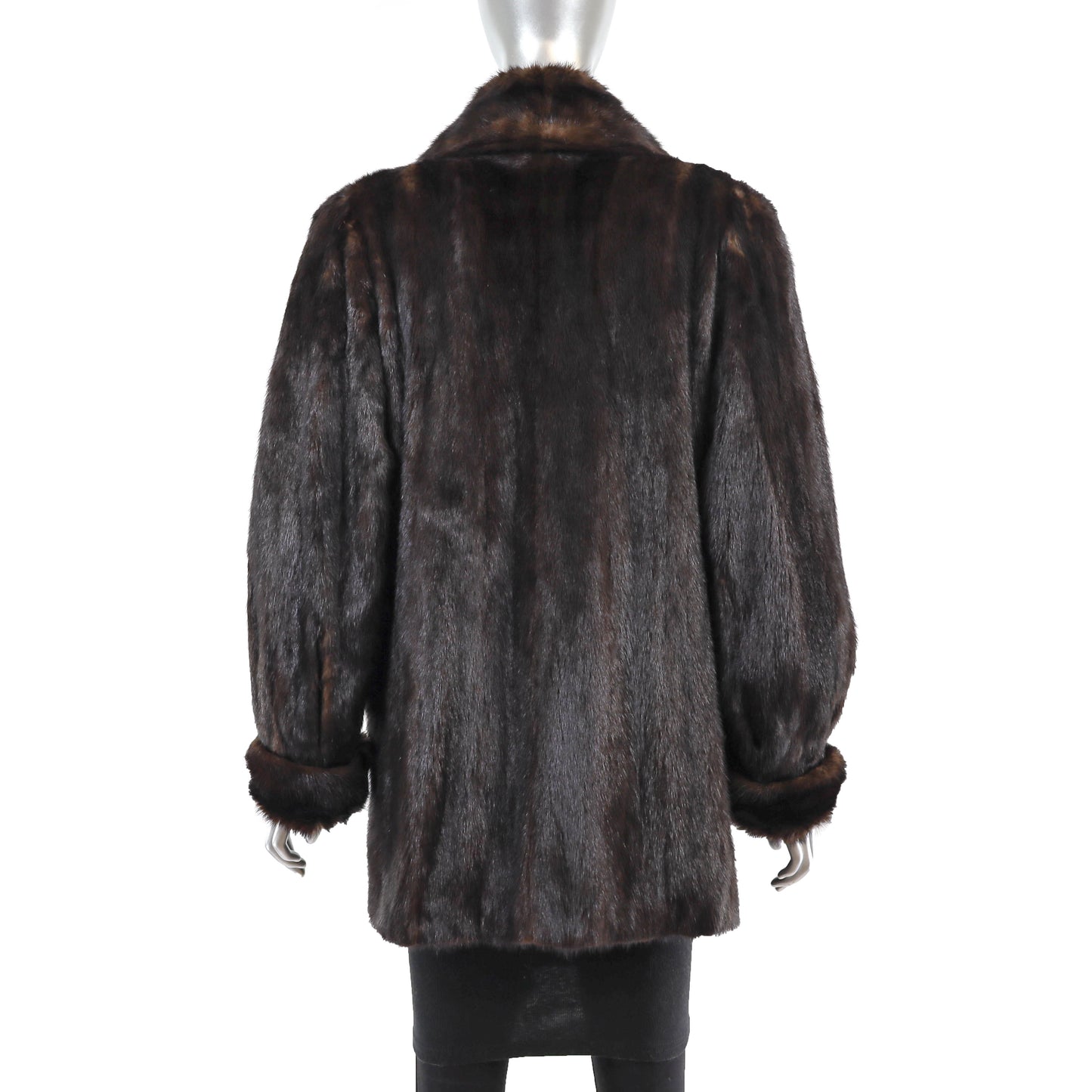 Mahogany Mink Jacket - Size M