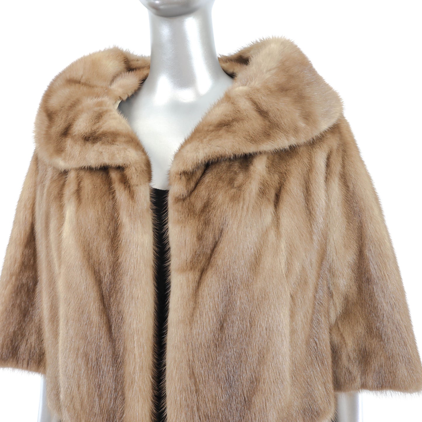 Light Brown Mink Jacket- Size M