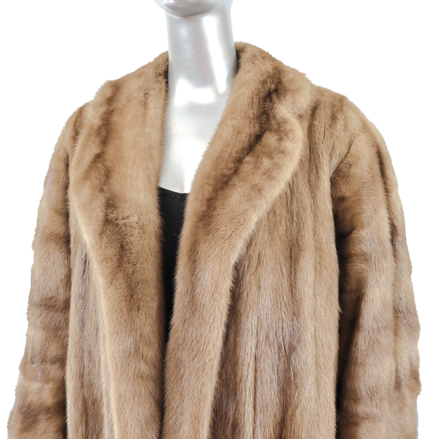 Light Brown Mink Jacket- Size XL