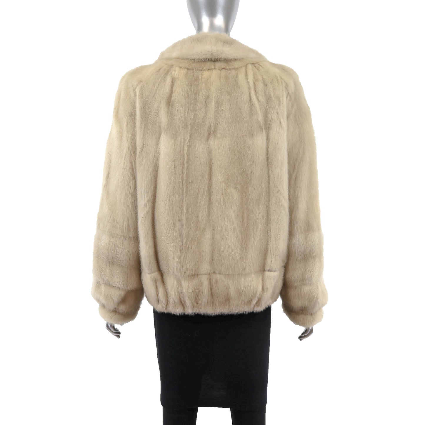 Beige Mink Jacket- Size M