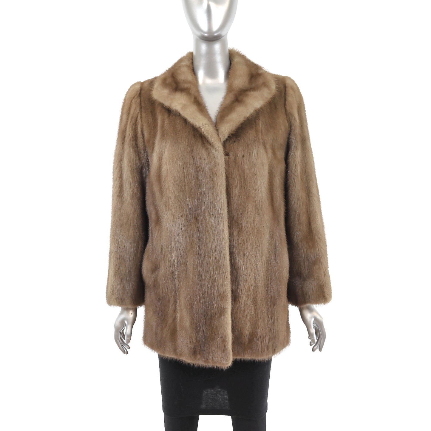 Light Brown Mink Jacket- Size M