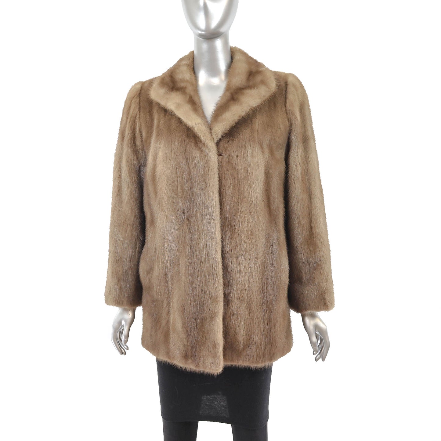 Light Brown Mink Jacket- Size M