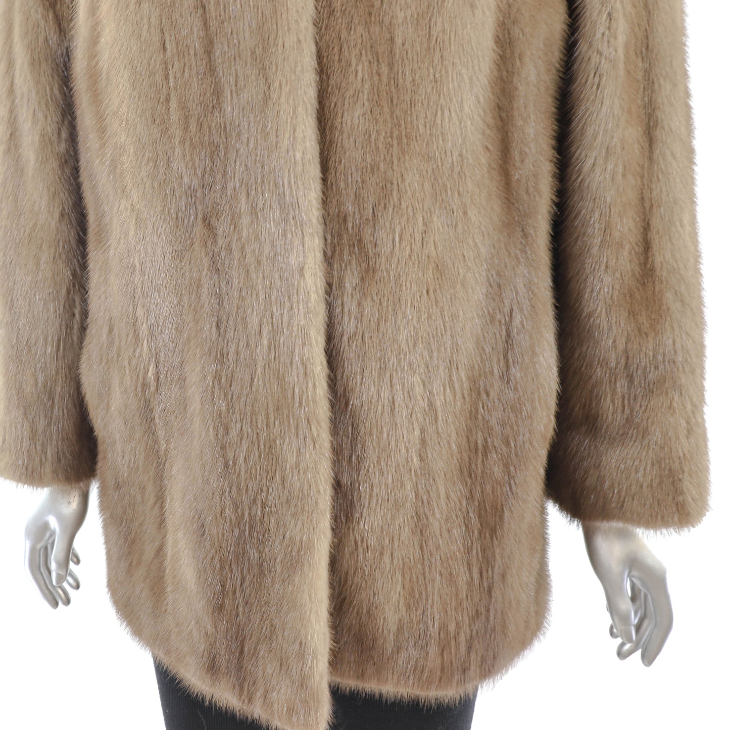 Light Brown Mink Jacket- Size M