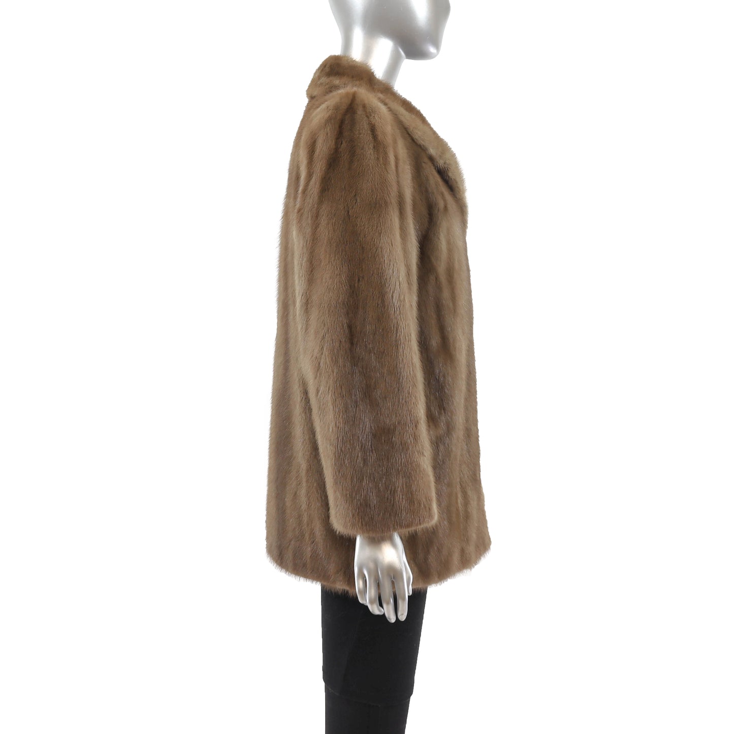 Light Brown Mink Jacket- Size M