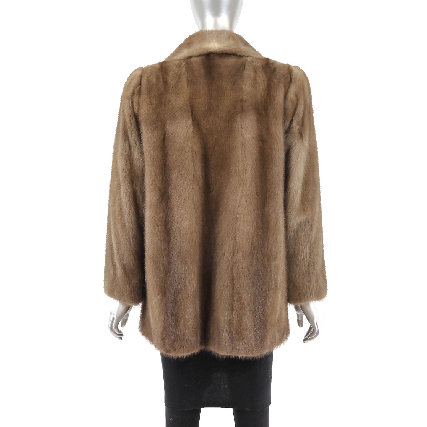 Light Brown Mink Jacket- Size M