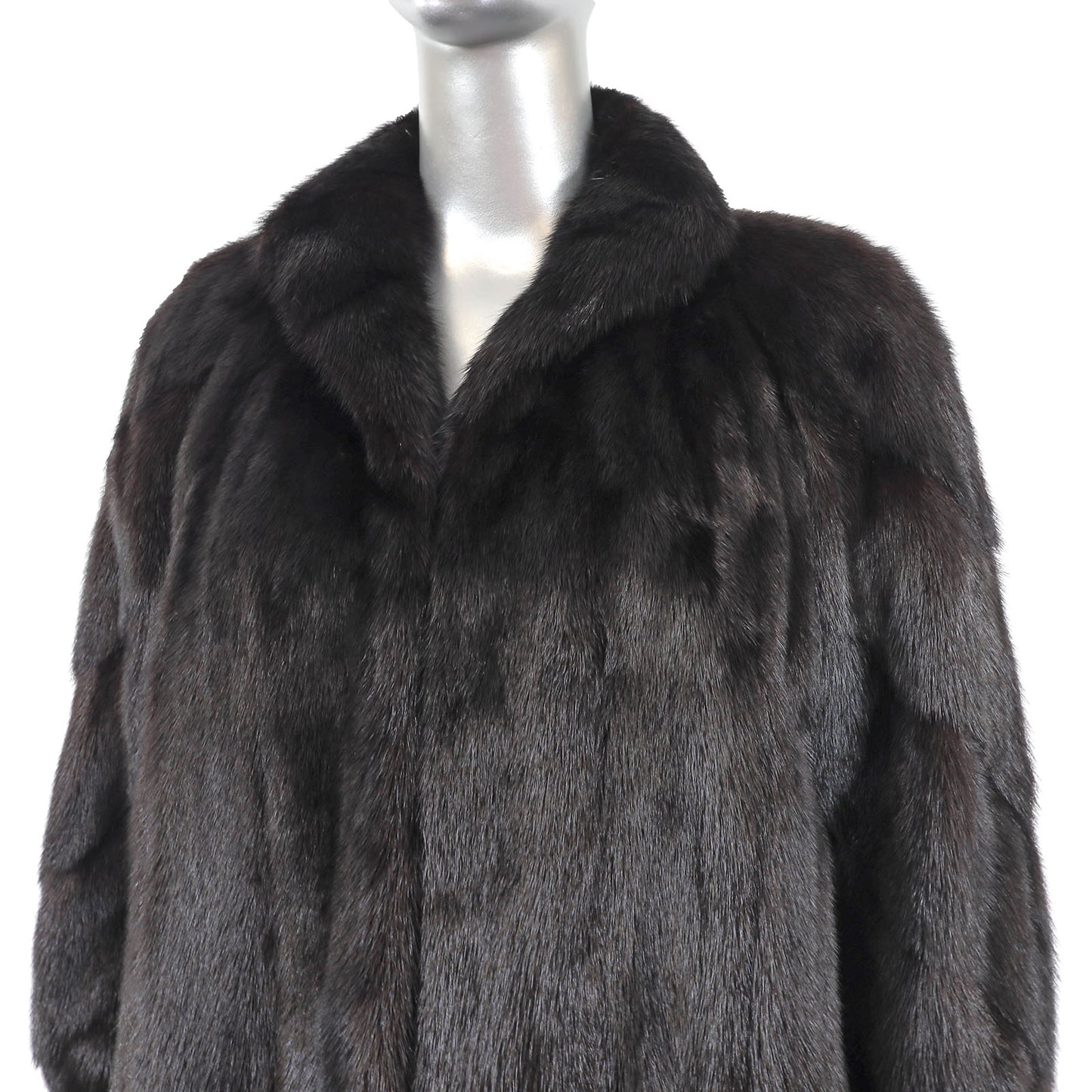 Black Mink Jacket- Size S