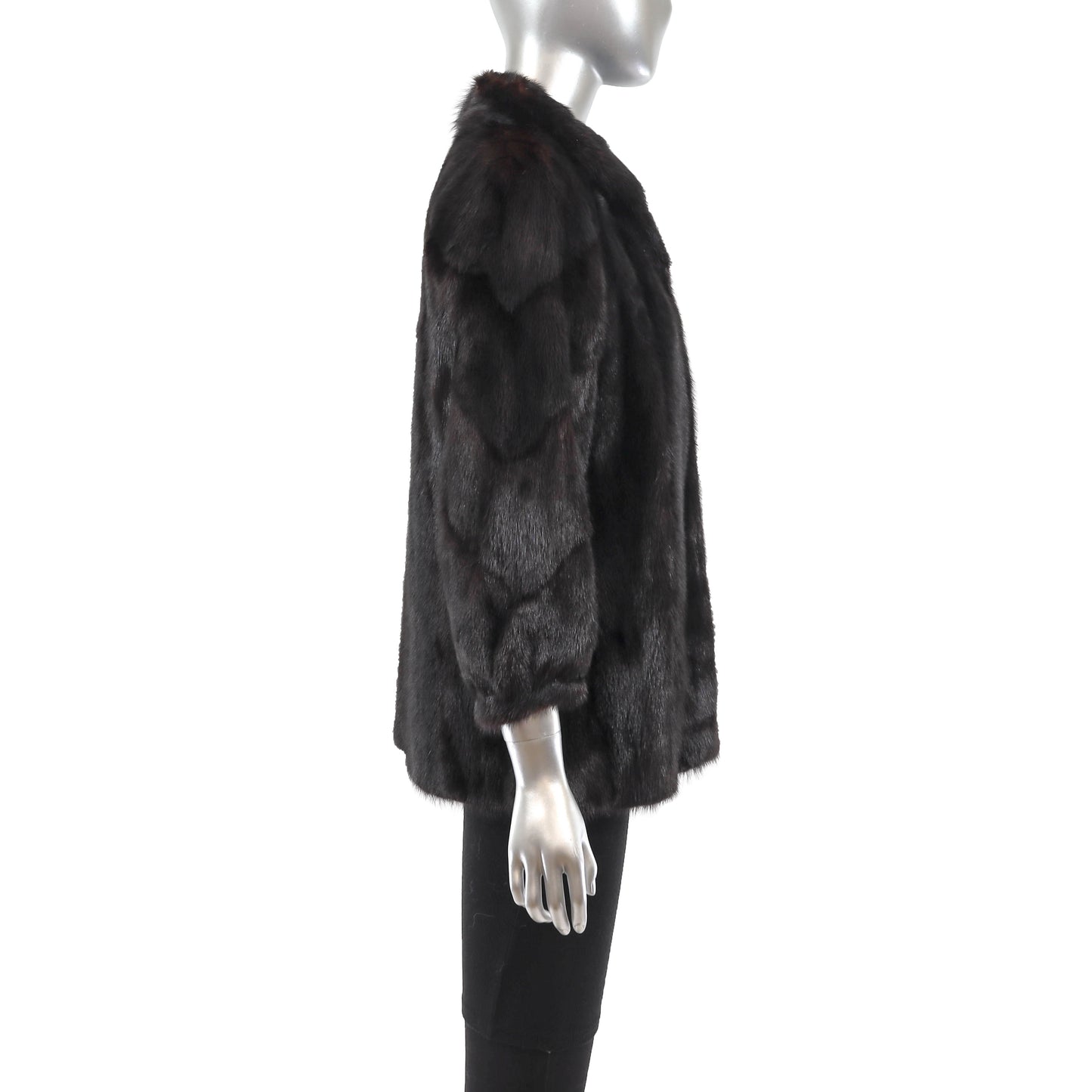 Black Mink Jacket- Size S