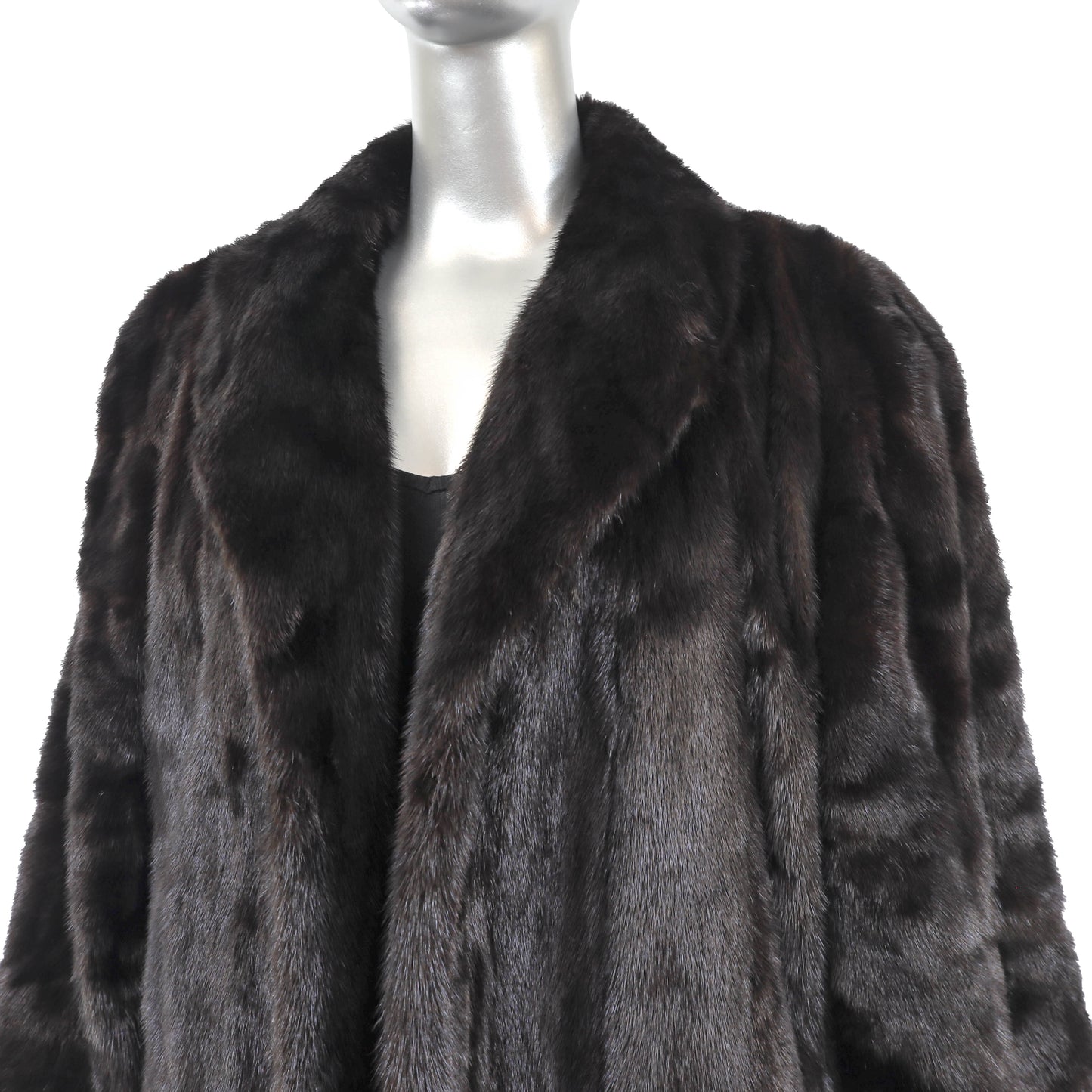 Revillon/ Saks-Fifth Avenue Black Mink Jacket- Size L