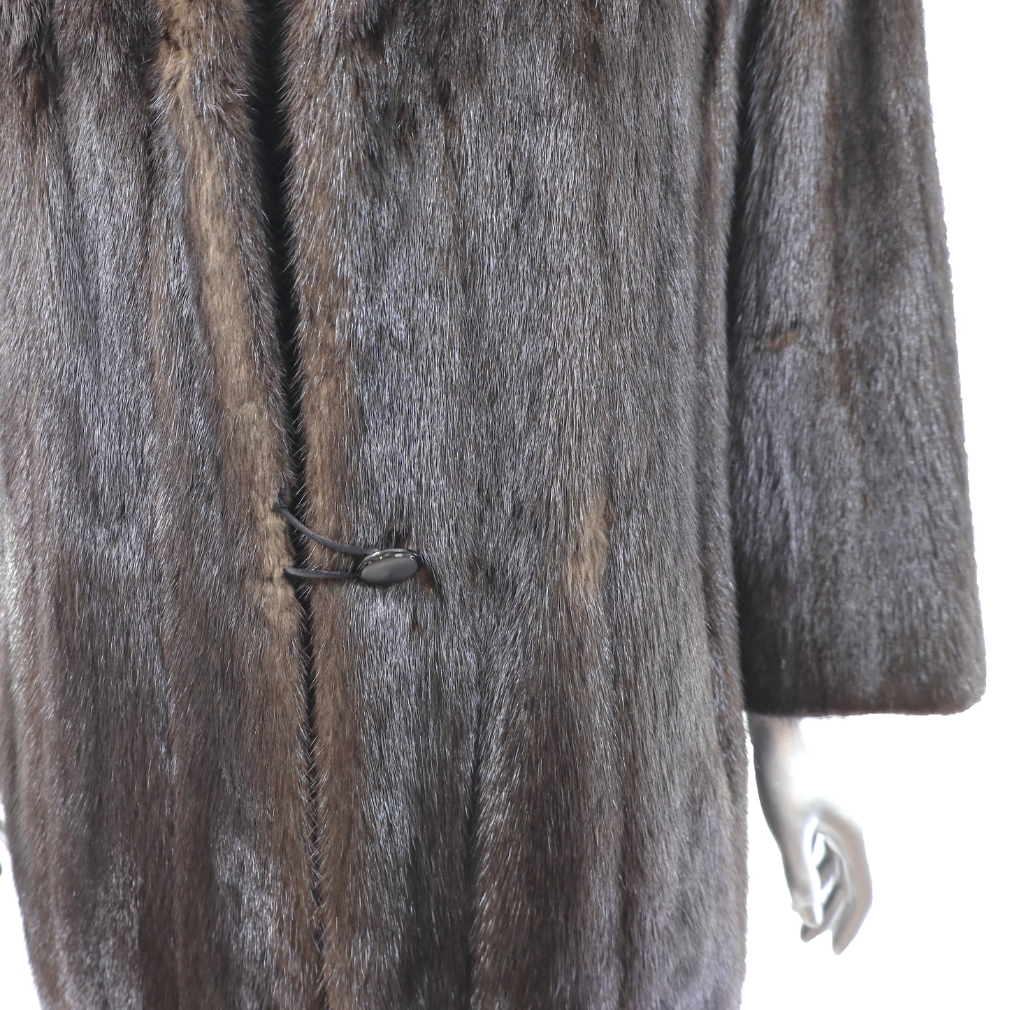 Brown Mink Jacket - Size M