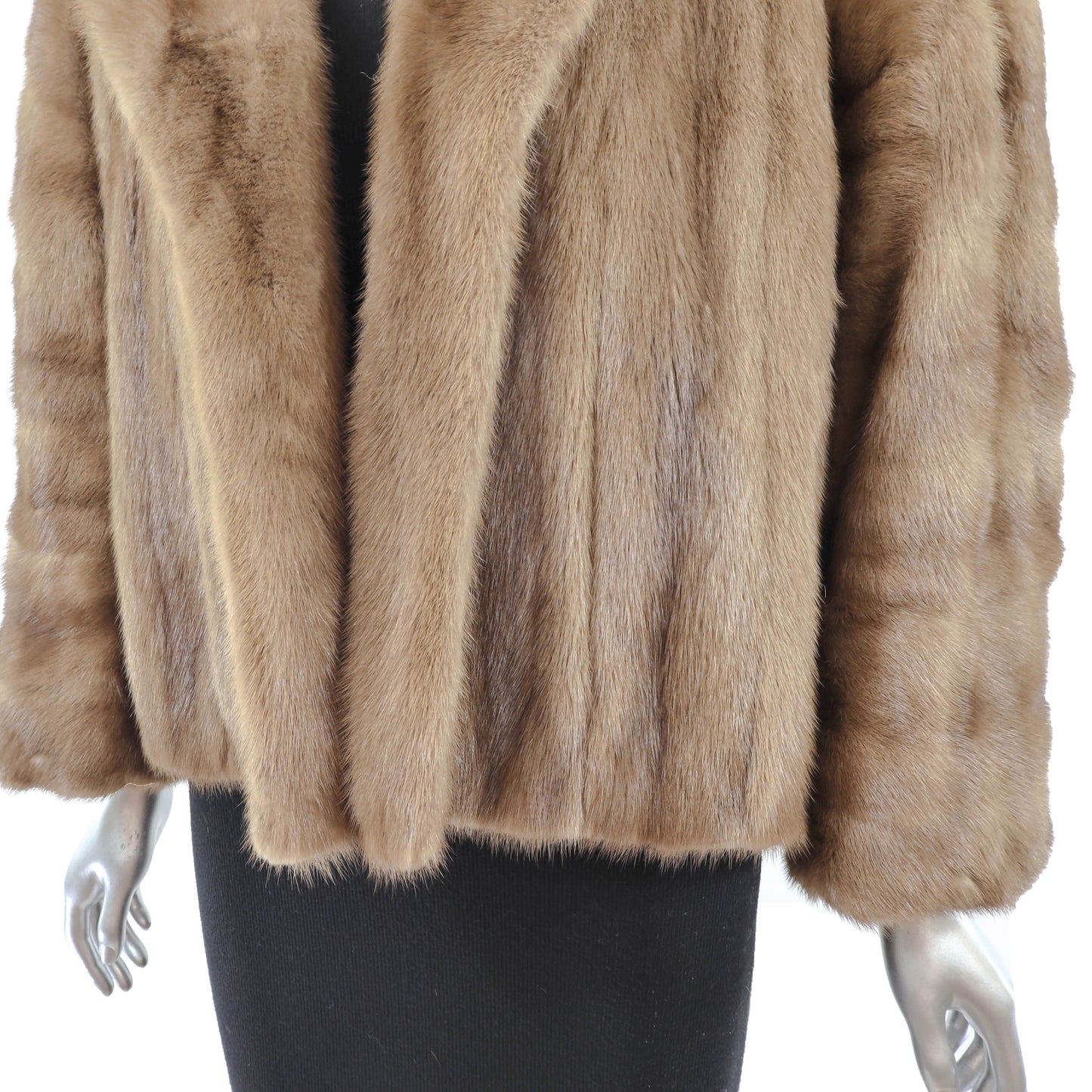 Light Brown Mink Jacket- Size XL