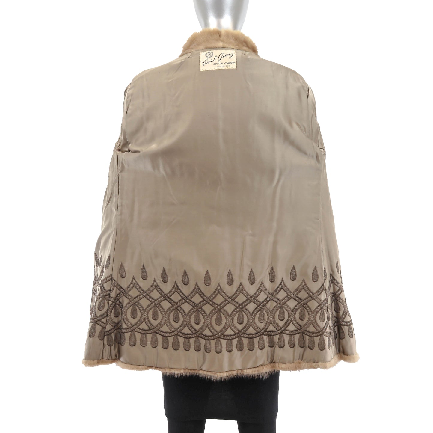 Light Brown Mink Jacket- Size S