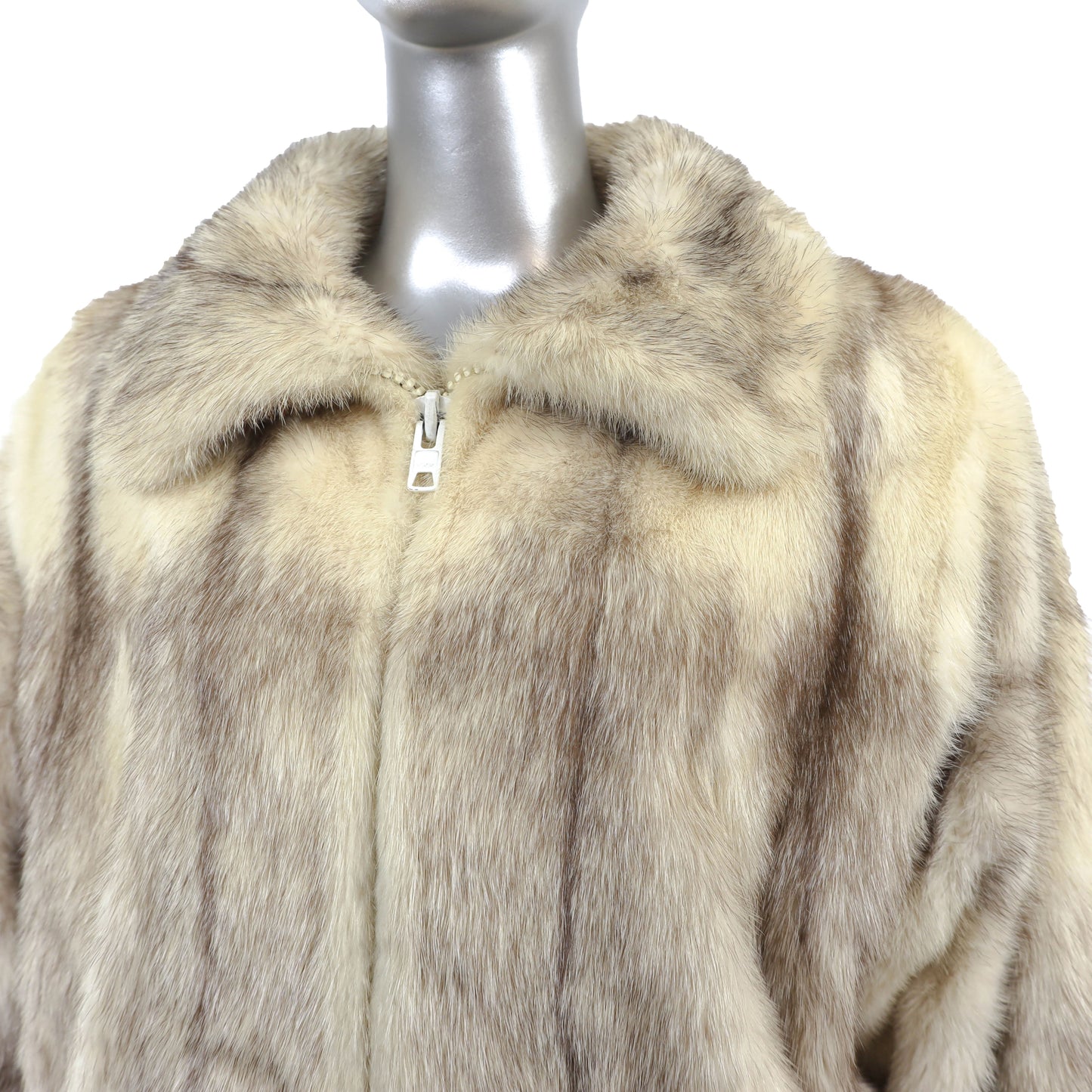 Cross Mink Jacket- Size L