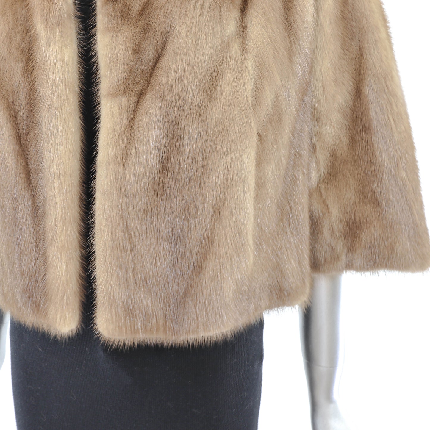 Light Brown Mink Jacket- Size M