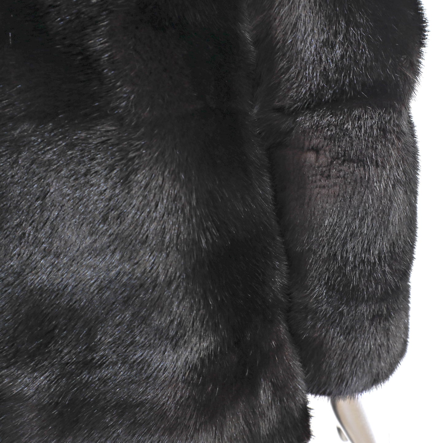 Black Mink Jacket- Size S