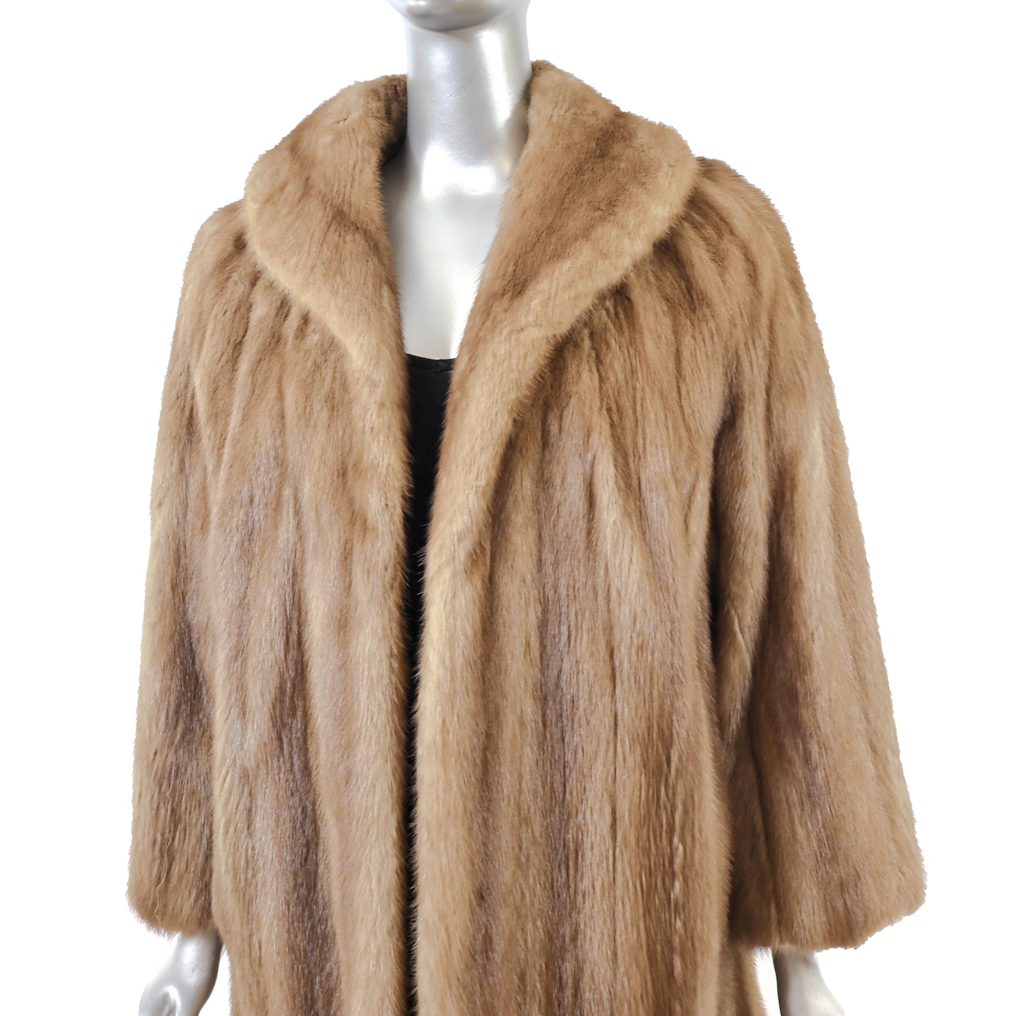 Light Brown Mink Jacket- Size XL