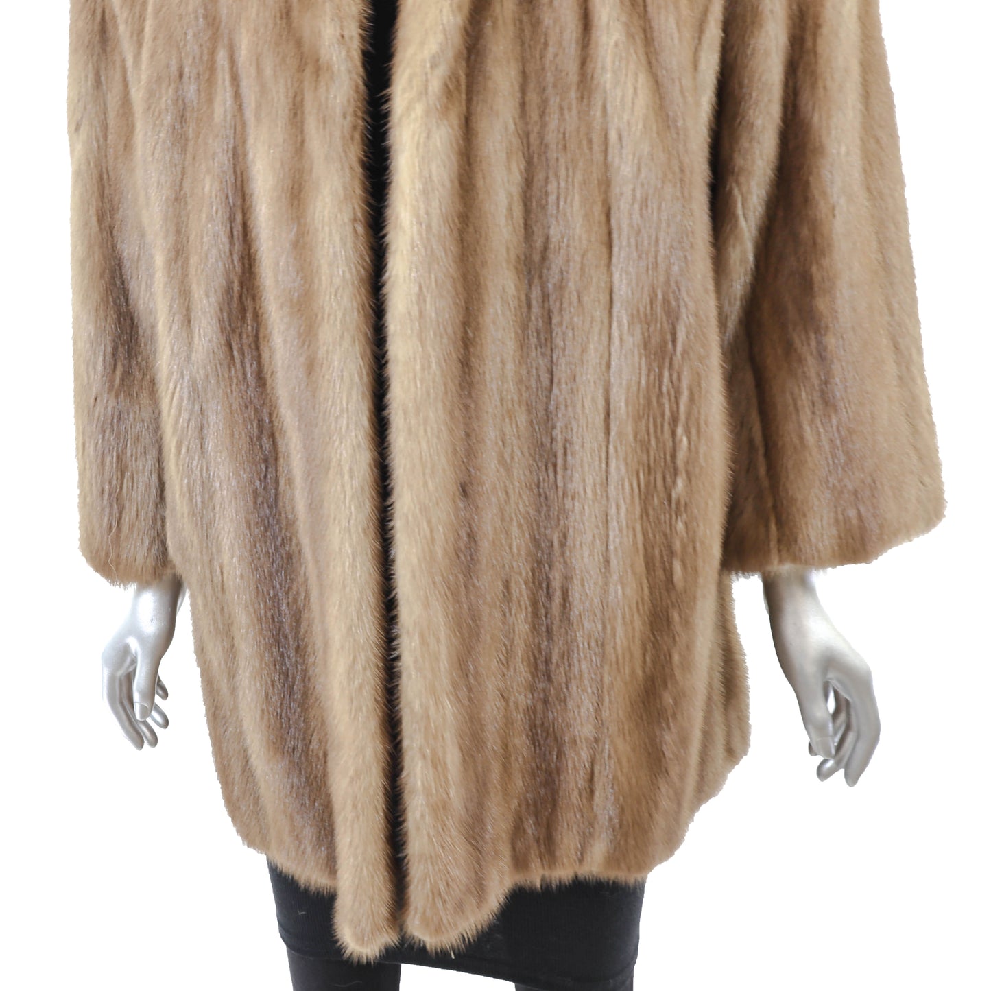 Light Brown Mink Jacket- Size XL