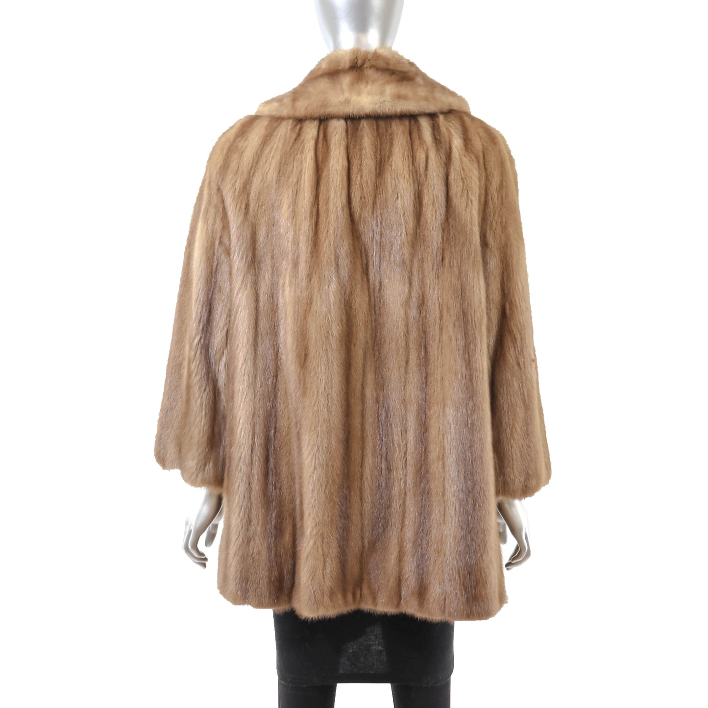 Light Brown Mink Jacket- Size XL