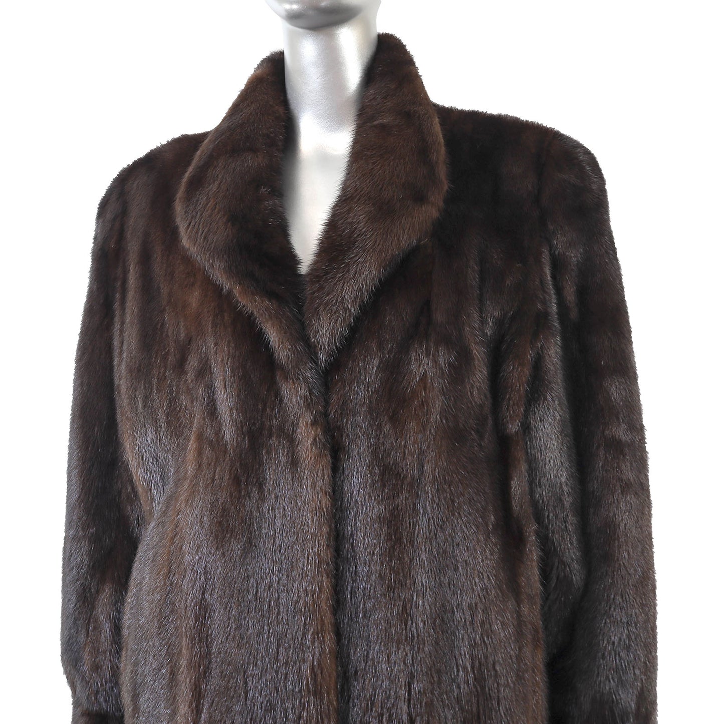 Brown Mink Jacket- Size L